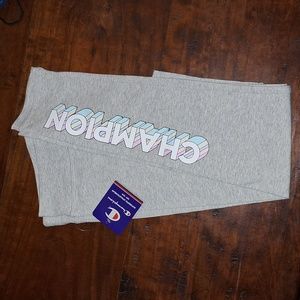 🌟 Champion girls leggings. Size L 14. Heather gray.